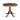 Solid Wood Round Top Pedestal Table with 12" Leaf