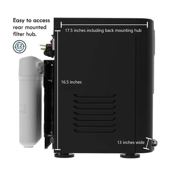 Elite 5 Series Countertop Bottleless Water Cooler with 3 Water Filters and Install Kit Elite 5 Series Countertop Bottleless Water Cooler with 3 Water Filters and Install Kit