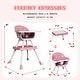 preview thumbnail 28 of 26, 8 in 1 Convertible High Chair for Babies & Toddlers Table Chair Set