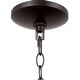 preview thumbnail 9 of 18, Crystal Orb Pendant Light Bohemian 4-Light Oil Bronze or Silver Luxury Chandelier