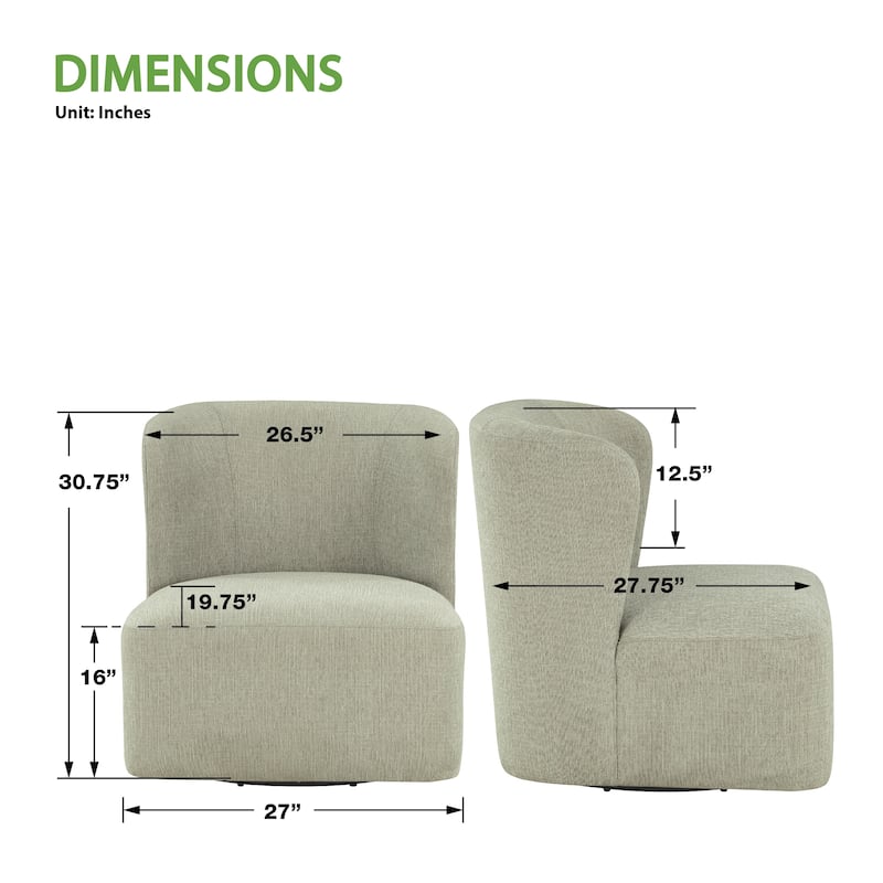 Lucia Swivel Chair