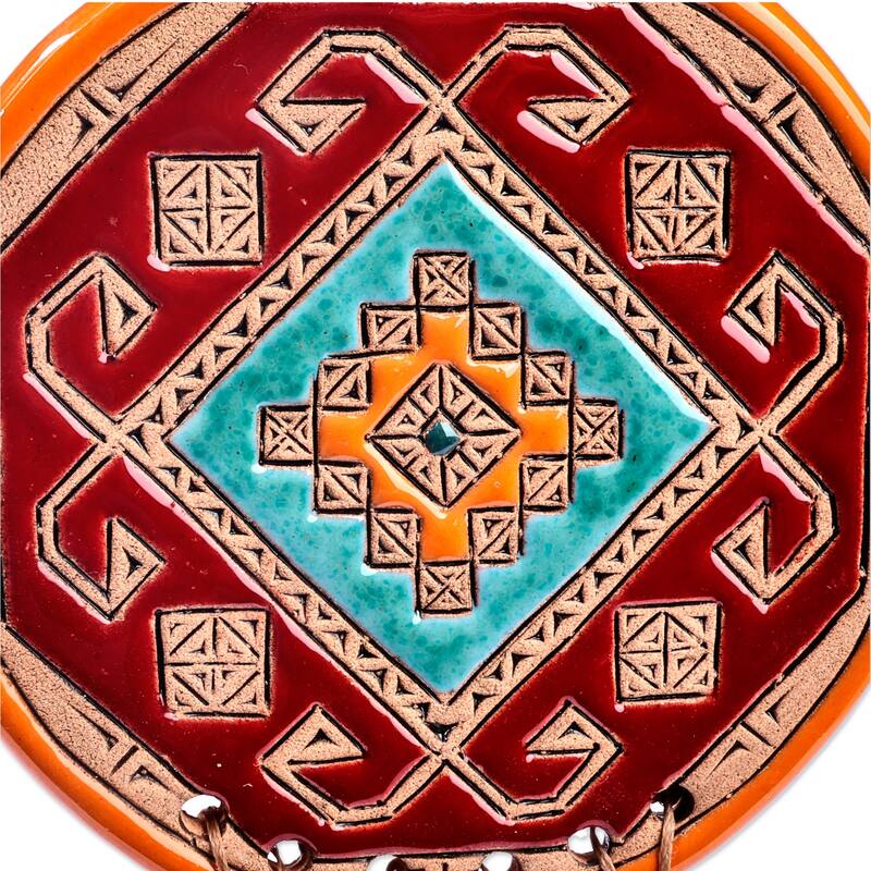 Novica Handmade Artsakh Amulet Ceramic Wall Decor