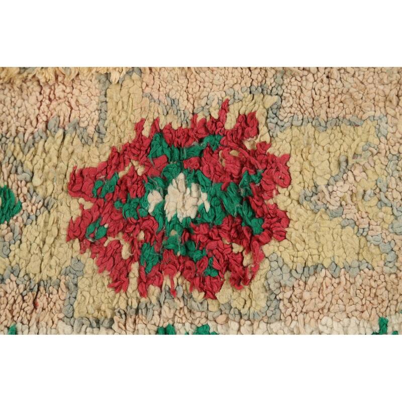 Decorative Tribal Moroccan Oriental Area Rug Wool Handmade Carpet - 5'8" x 9'7"
