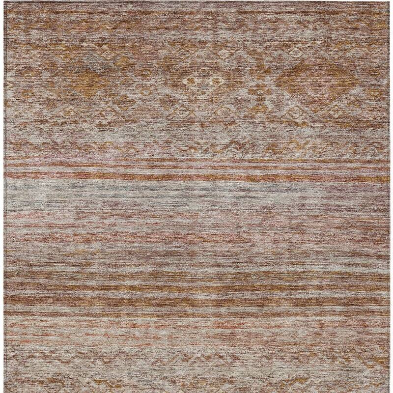 HomeRoots Floral Transitional Rectangle Outdoor Rug