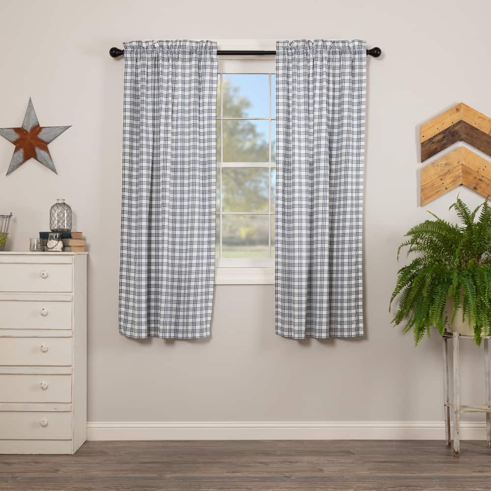 Sawyer Mill Plaid Short Panel Set - Short Panel 63x36 - Short Panel 63x36