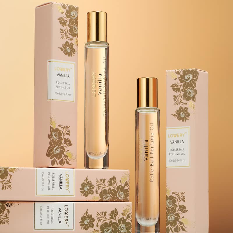 Lovery Vanilla Perfume Oil Roll-On Fragrance Collection
