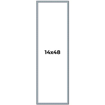 14x48 Frame Rustic Sky Blue Solid Wood Picture Frame | 0.75 Inch