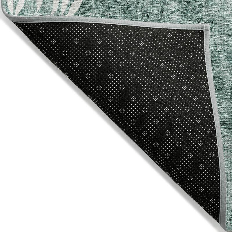 Machine Washable Indoor/ Outdoor Chantille Modern Garden Rug