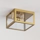 preview thumbnail 17 of 73, Alma 12" Metal/Glass LED Flush Mount, by JONATHAN Y