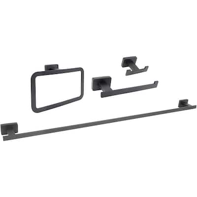 Chicago 34 in. Towel Bar Bathroom Accessory Set