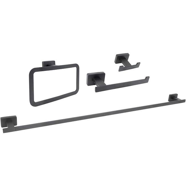 Chicago 34 in. Towel Bar Bathroom Accessory Set