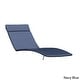 preview thumbnail 58 of 75, Salem Outdoor Chaise Lounge Cushion (Set of 2) by Christopher Knight Home - 79.25"L x 27.50"W x 1.50"H
