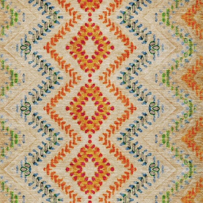 HomeRoots Geometric Transitional Rectangle Outdoor Rug