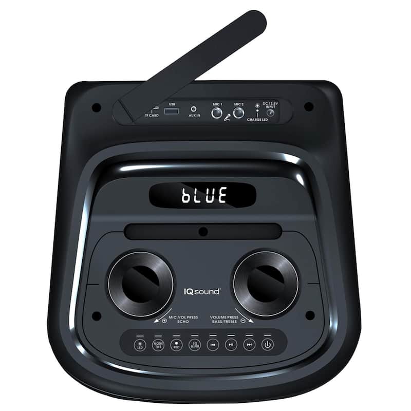 IQ Sound TorusFLEX 2x10-Inch Portable Bluetooth DJ Speaker