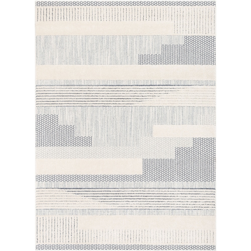 Well Woven Harlow Briar Contemporary Geometric Abstract Area Rug
