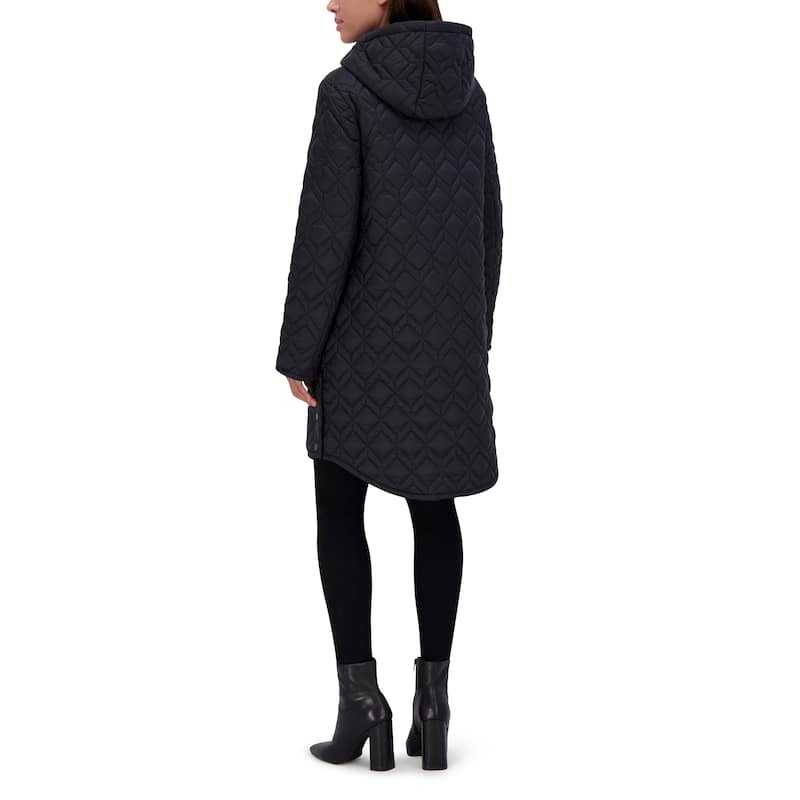 Andrew Marc Rialto Diamond Quilted Parka Coat