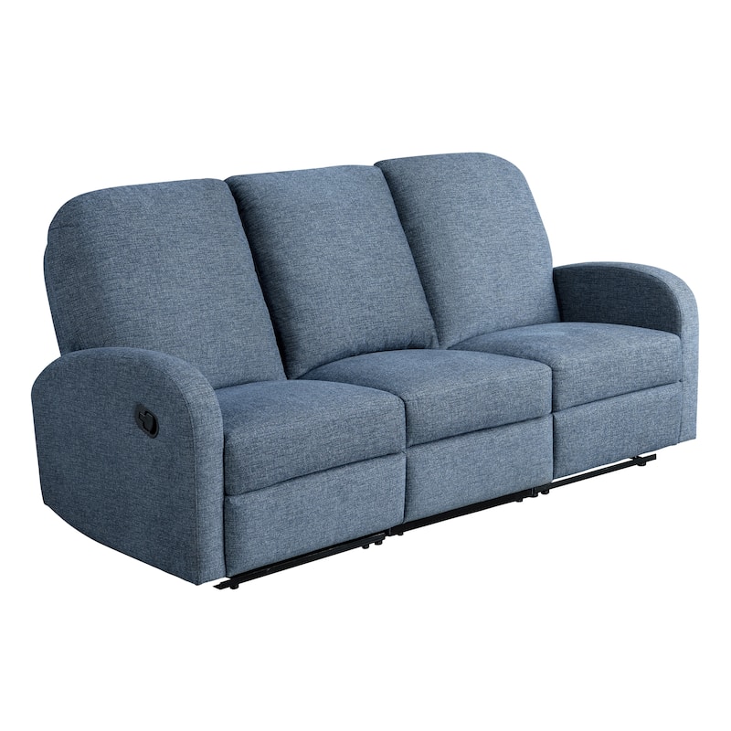 Relax-A-Lounger Parker Reclining Sofa in Woven Polyester Fabric
