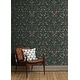 preview thumbnail 2 of 5, Wildwood Black Peel and Stick Wallpaper