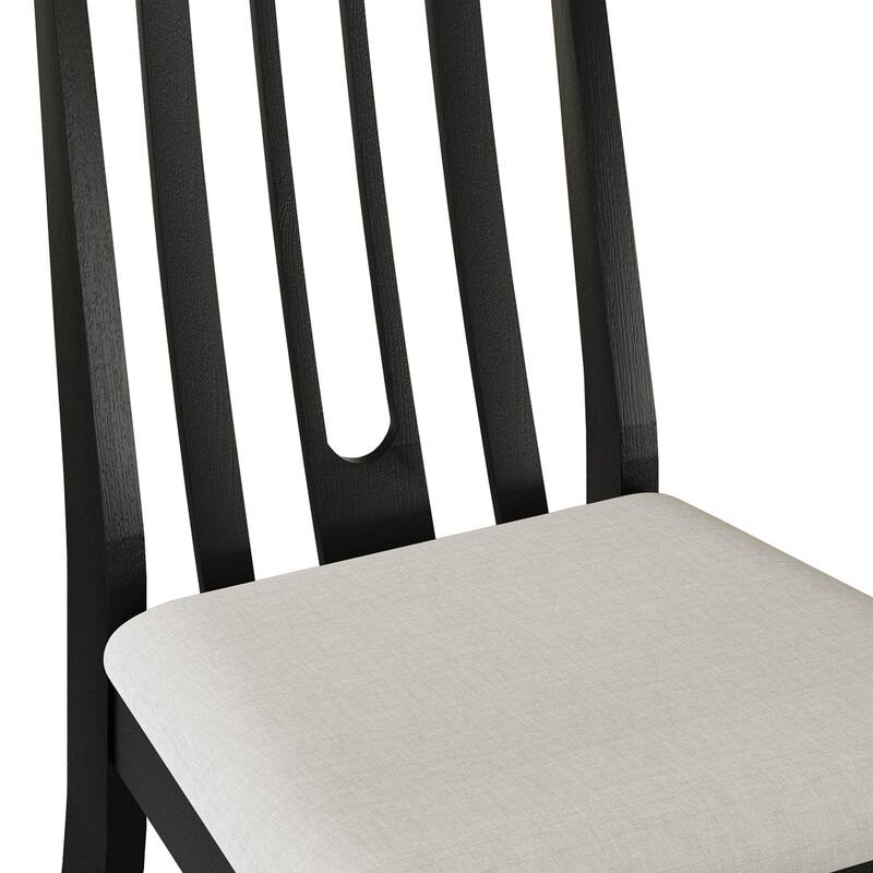 CraftPorch Contemporary 4-Piece Chair and Round Table Dining Set