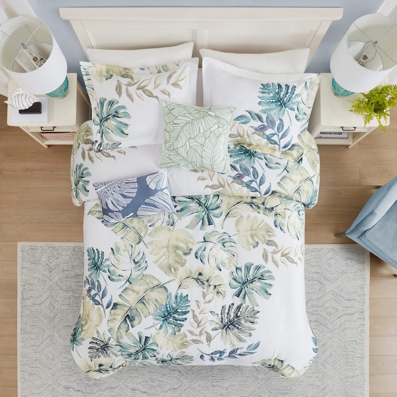Harbor House Lorelai Multi Cotton Printed 5 Piece Duvet Cover Set - Queen