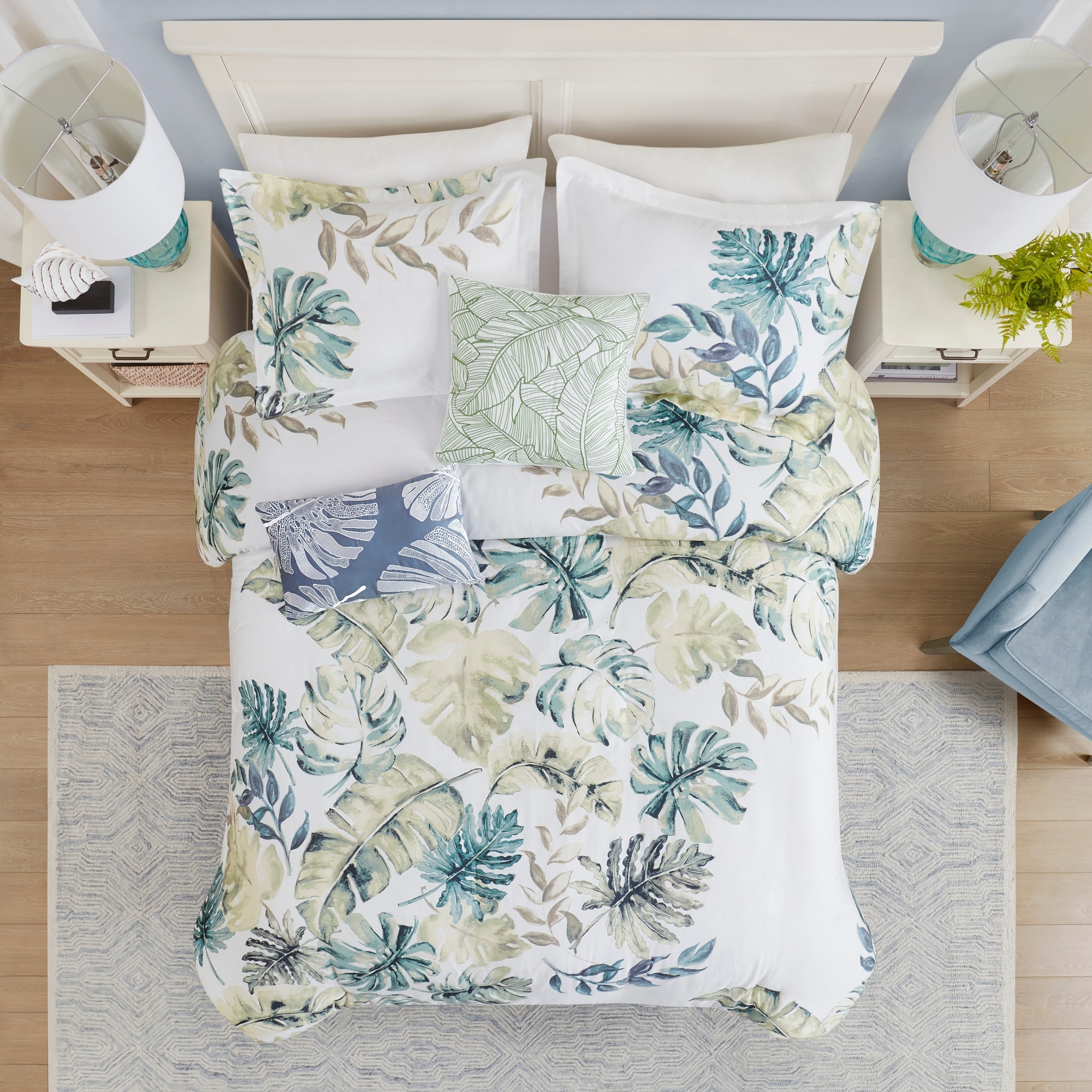 Harbor House Lorelai Multi Cotton Printed 5 Piece Duvet Cover Set