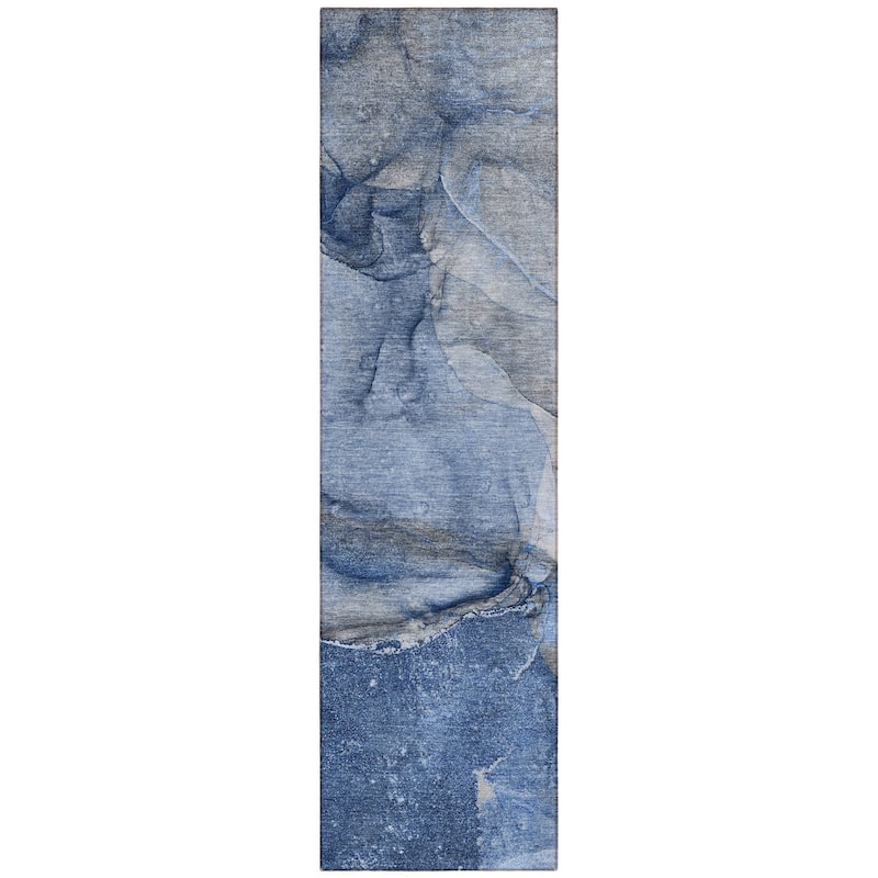 Fami Artistic Abstract Weather Resistant Versatile Elegance Outdoor Rug