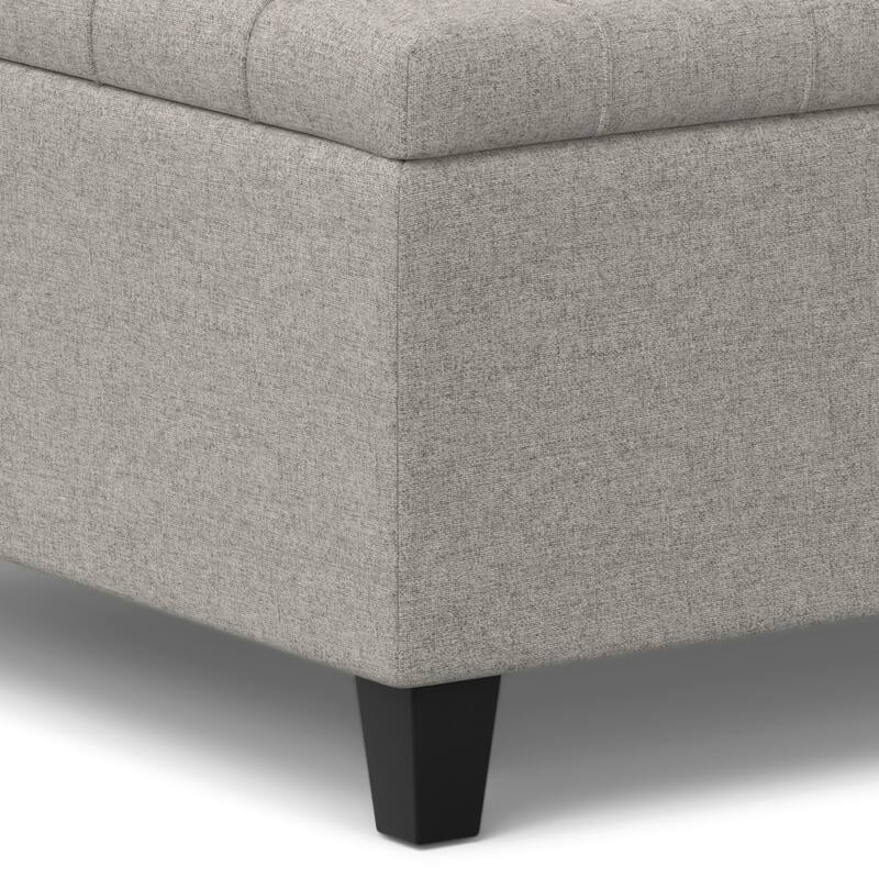 WYNDENHALL Elliot 30 inch Wide Transitional Square Table Ottoman