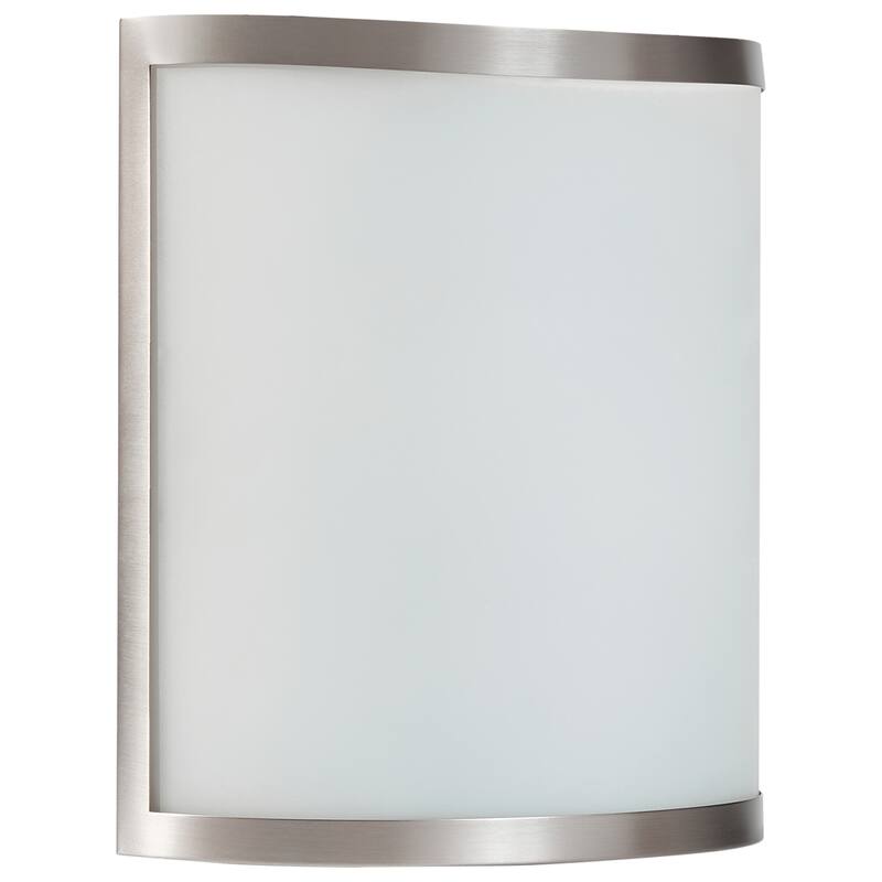 Access Lighting Artemis Basic Wall Sconce - 2-Light - Brushed Steel Finish - Bulb Included