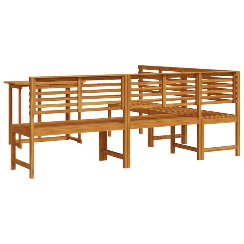 vidaXL Garden Bench Set Brown solid acacia wood - 20 x 35 x 30