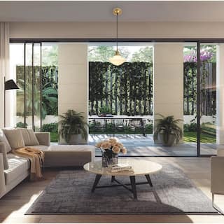 Adjustable hanging light antique brass living room light glass, metal pendant light