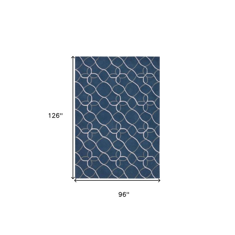 Buwe Abstract Modern Stain Resistant Area Rug By HomeRoots
