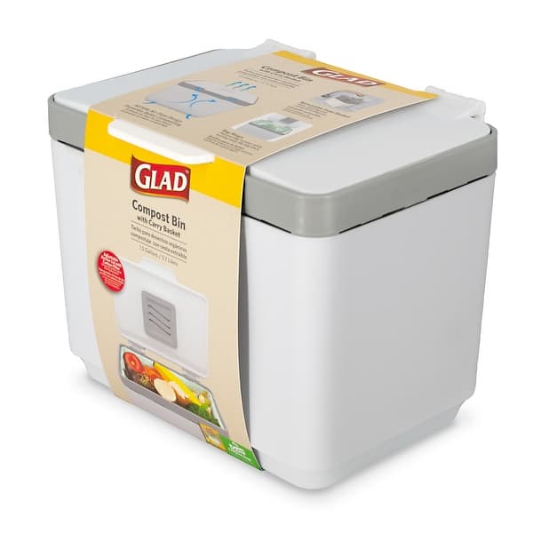 Glad 1.5 Gallon Kitchen Compost Bin - Bed Bath & Beyond - 39896441