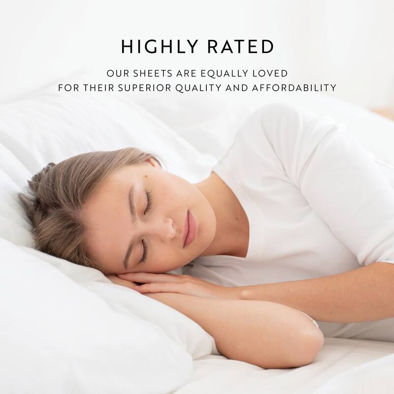 Becky Cameron Solid Brushed 300 Thread Count Cotton Sheet Set