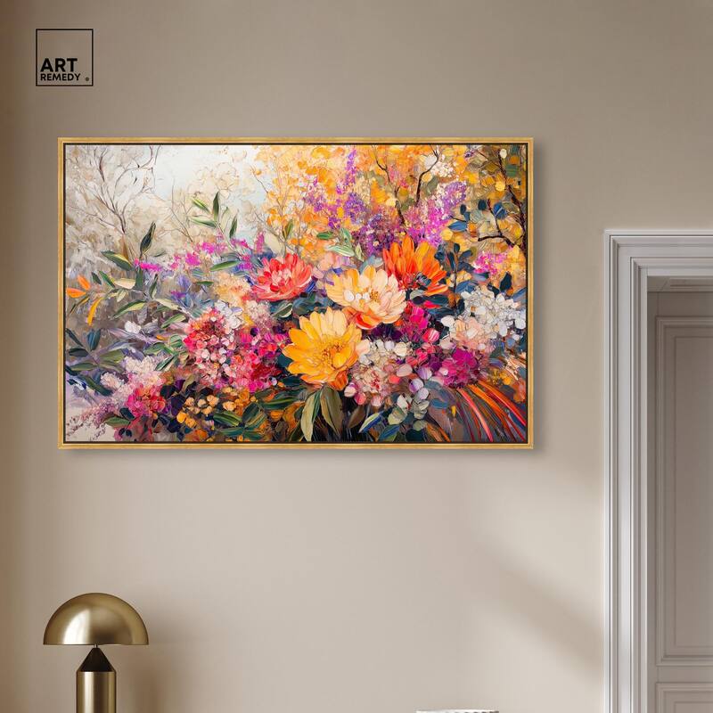 Amber Auras Canvas by Art Remedy