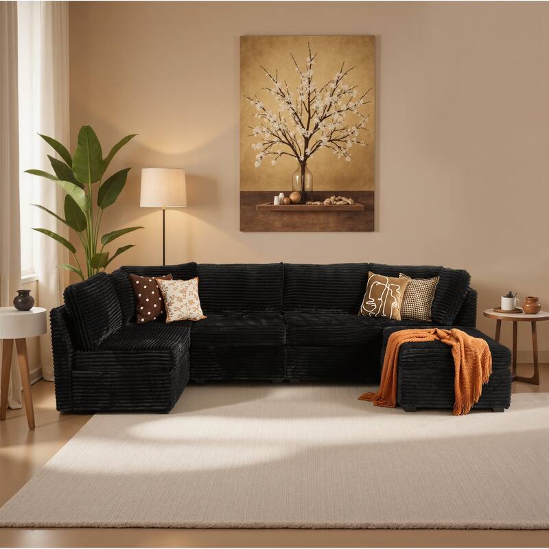 ​​OVIOS Modern Minimalist Fabric Sofa​