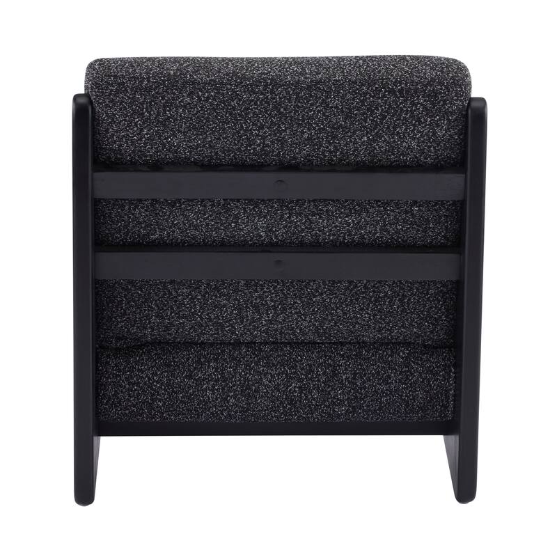 Christopher Knight Home - Modern Rubber Wood + Fabric Accent Chair