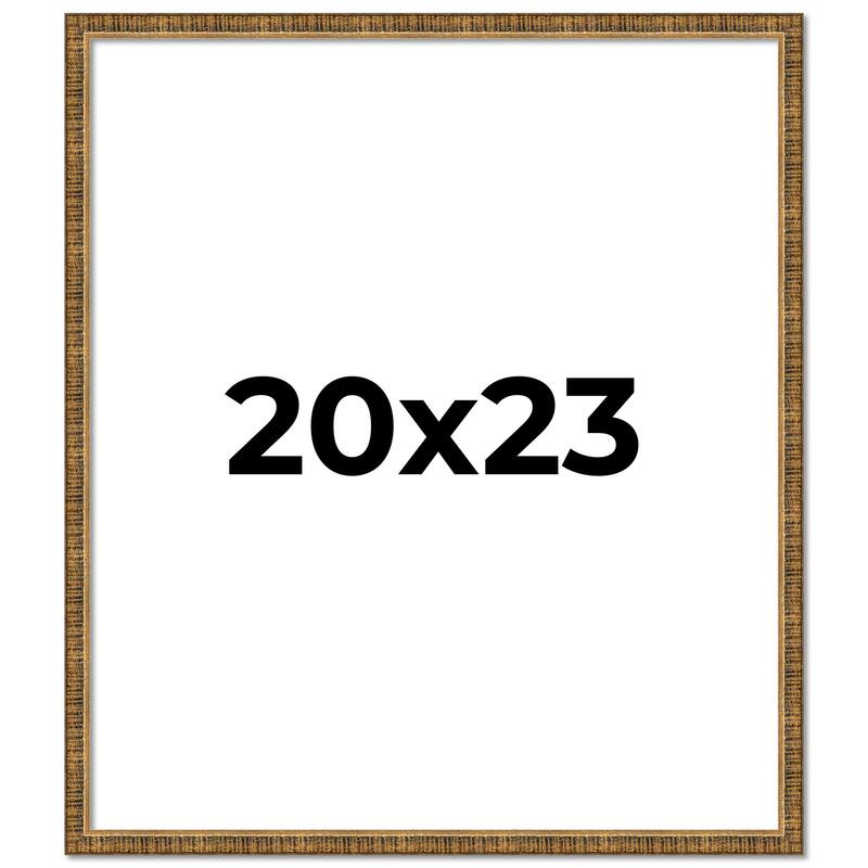 20x23 Frame Gold Solid Wood Picture Frame - Complete Modern Photo