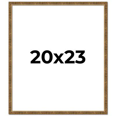 20x23 Frame Gold Solid Wood Picture Frame - Complete Modern Photo