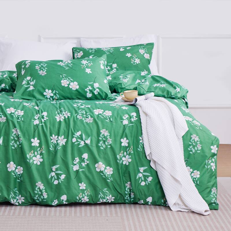 JEAREY 3-Piece Luxury Duvet Cover & Sham Set