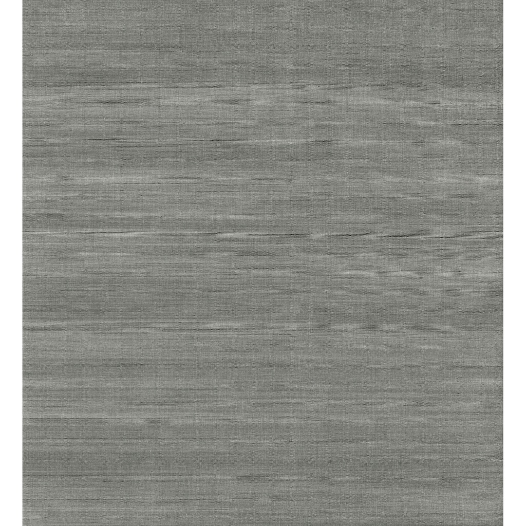 A-Street Prints Sakiya Slate Sisal Grasscloth Wallpaper