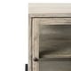 preview thumbnail 7 of 22, Arelius Light Brown Solid Wood w/ Black Metal Frame End/Side Table