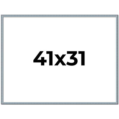 41x31 Frame Rustic Sky Blue Solid Wood Picture Frame | 0.75 Inch
