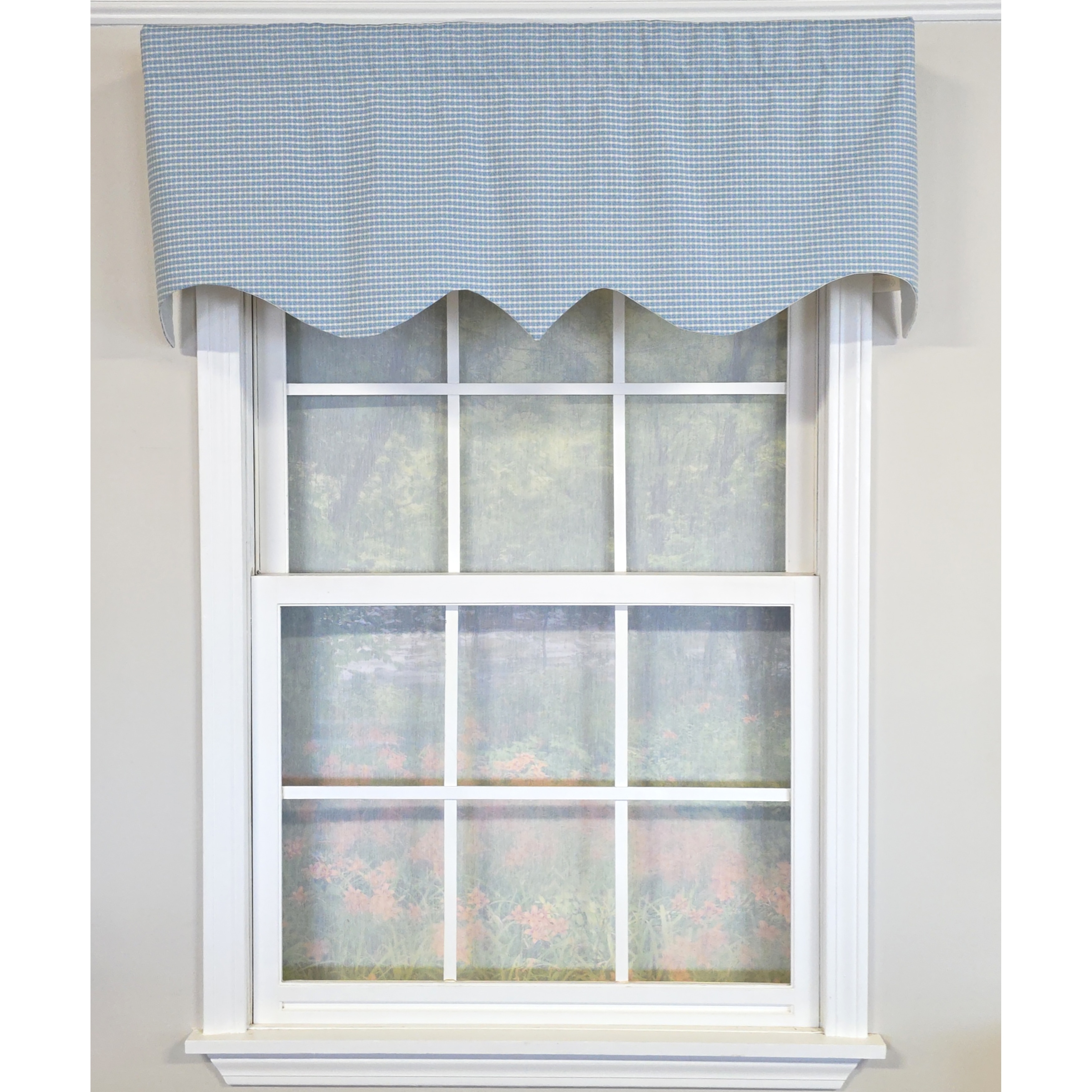 RLF Home Shepherd Check Regal Valance