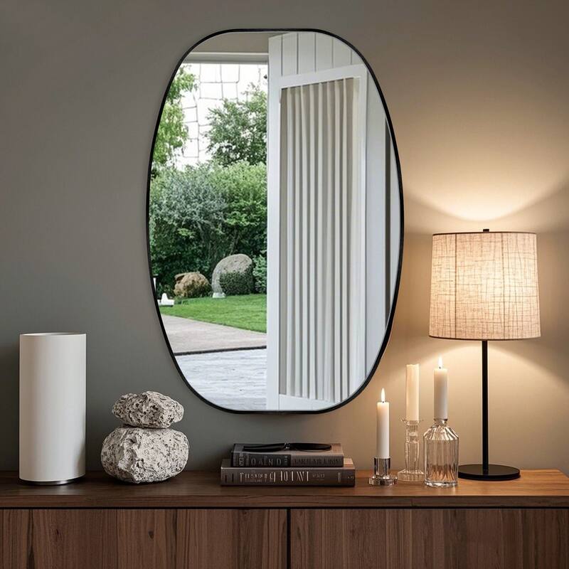 Oval Wall Mirror Bathroom Mirror for Over Sink