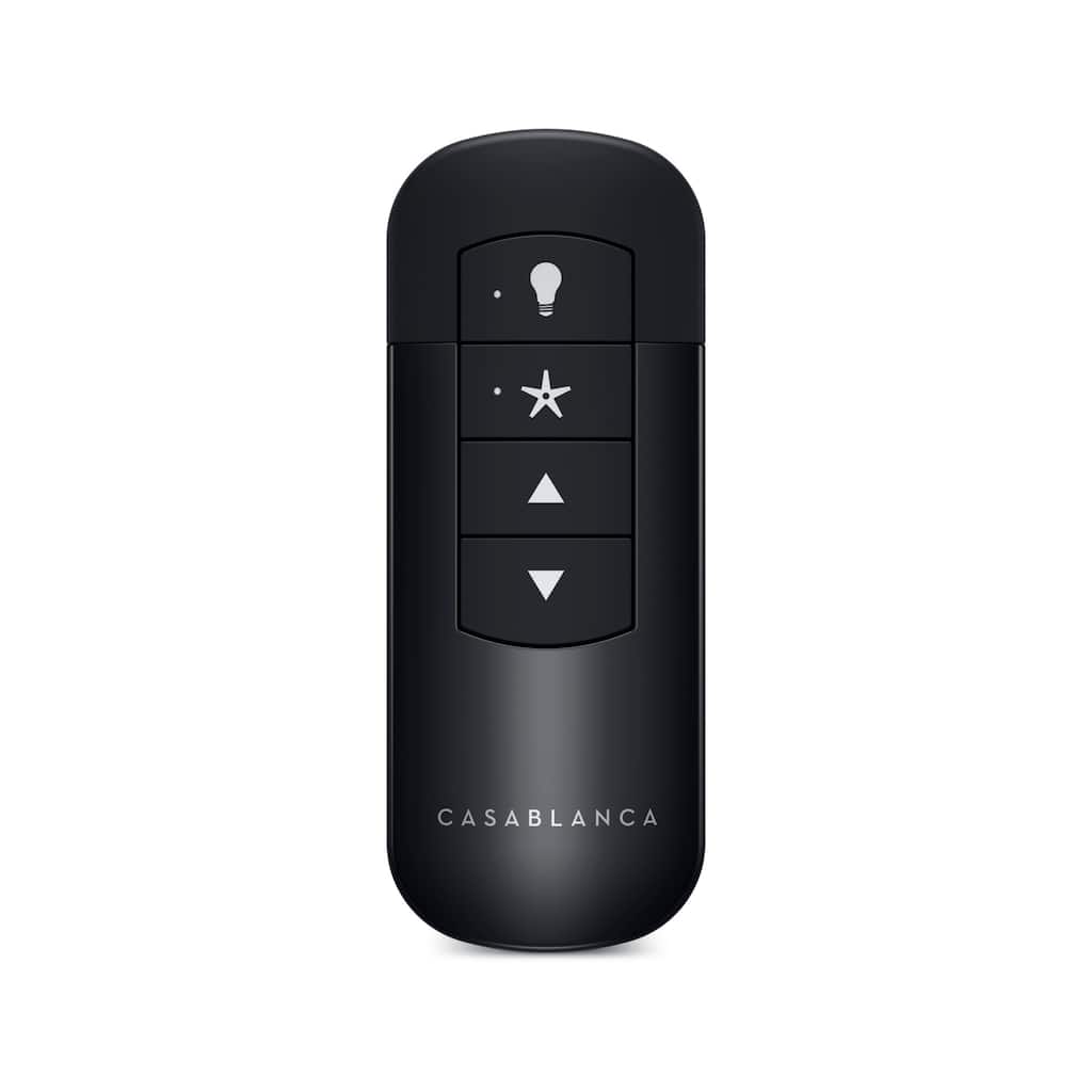 Casablanca Handheld Remote Control for use with Casablanca and Hunter fans - Black