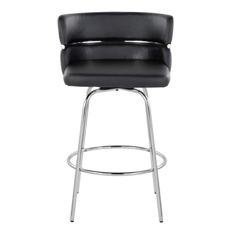 Silver Orchid Lena 26" Fixed-Height Counter Stool (Set of 2)