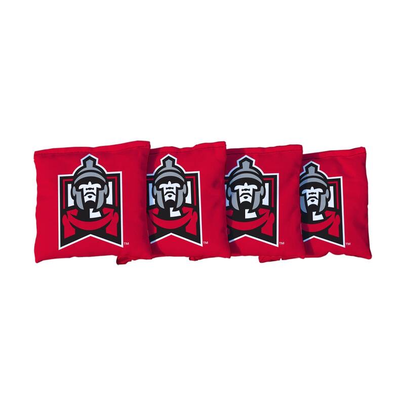 East Stroudsburg ESU Warriors Red Cornhole Bags - All-Weather Resin Filled