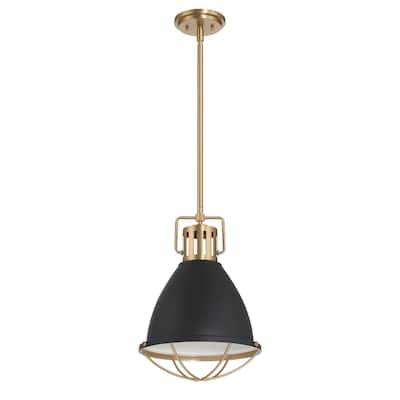 Kent Caged Metal Ceiling Light - 12.7"L x 12.7"W x 17.3"H