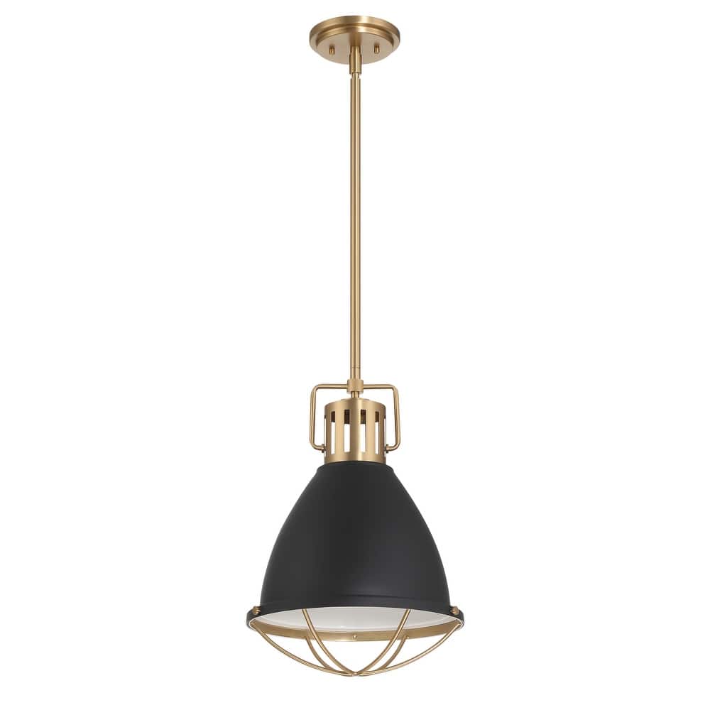 Kent Caged Metal Ceiling Light - 12.7"L x 12.7"W x 17.3"H