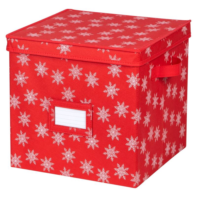 Christmas Ornament Storage Container – Heavy Duty 600D Canvas
